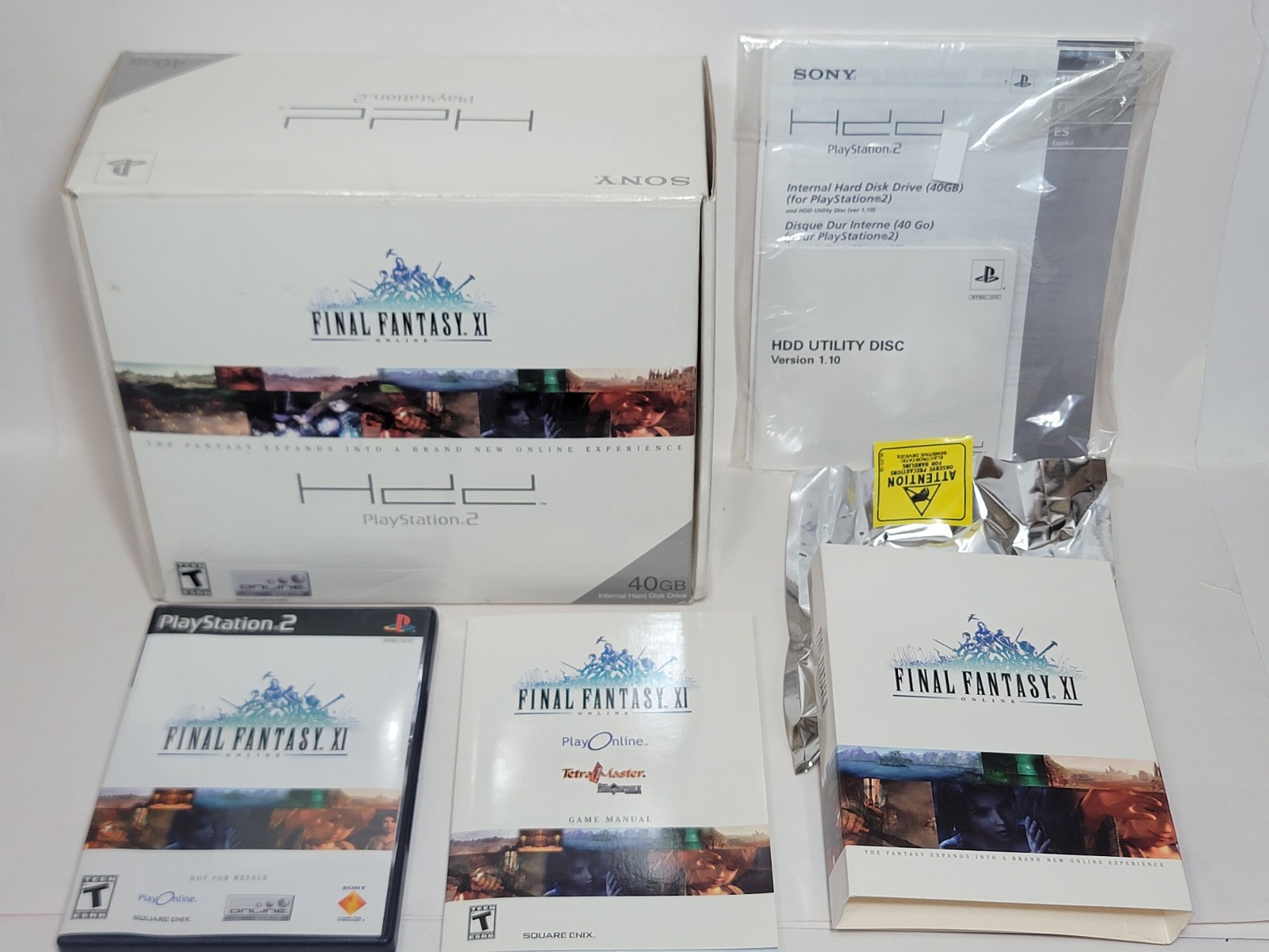 NO HDD – Final Fantasy XI Online 40GB HDD Hard Disk Drive Box And Game Only