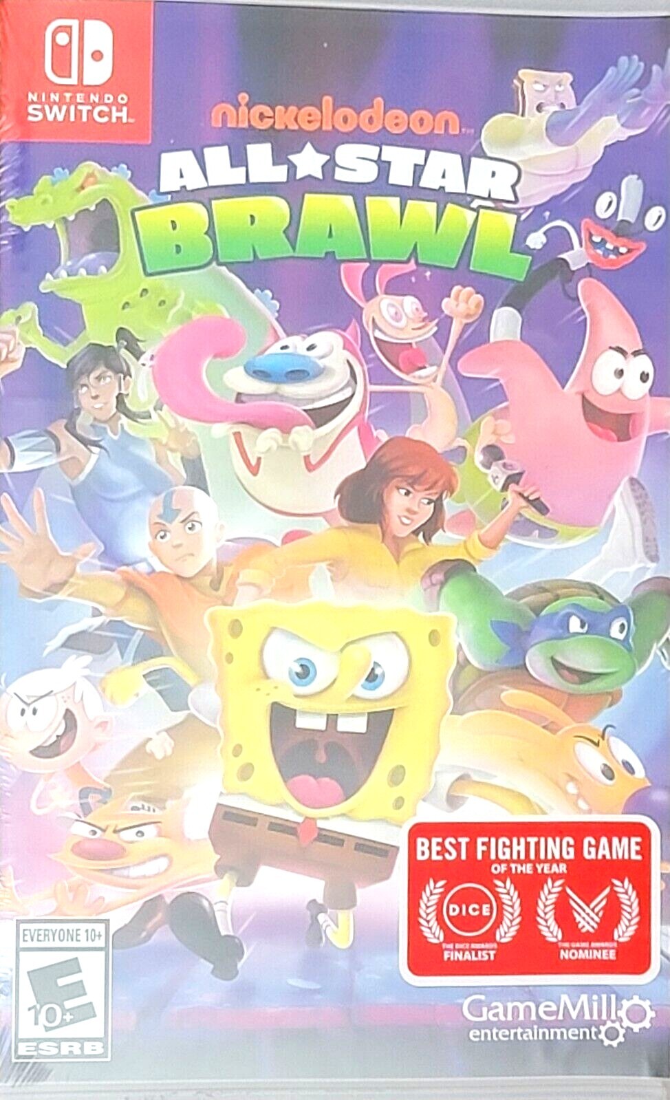 Nickelodeon All Star Brawl GameMill entertainment ( Nintendo Switch ) Brand New