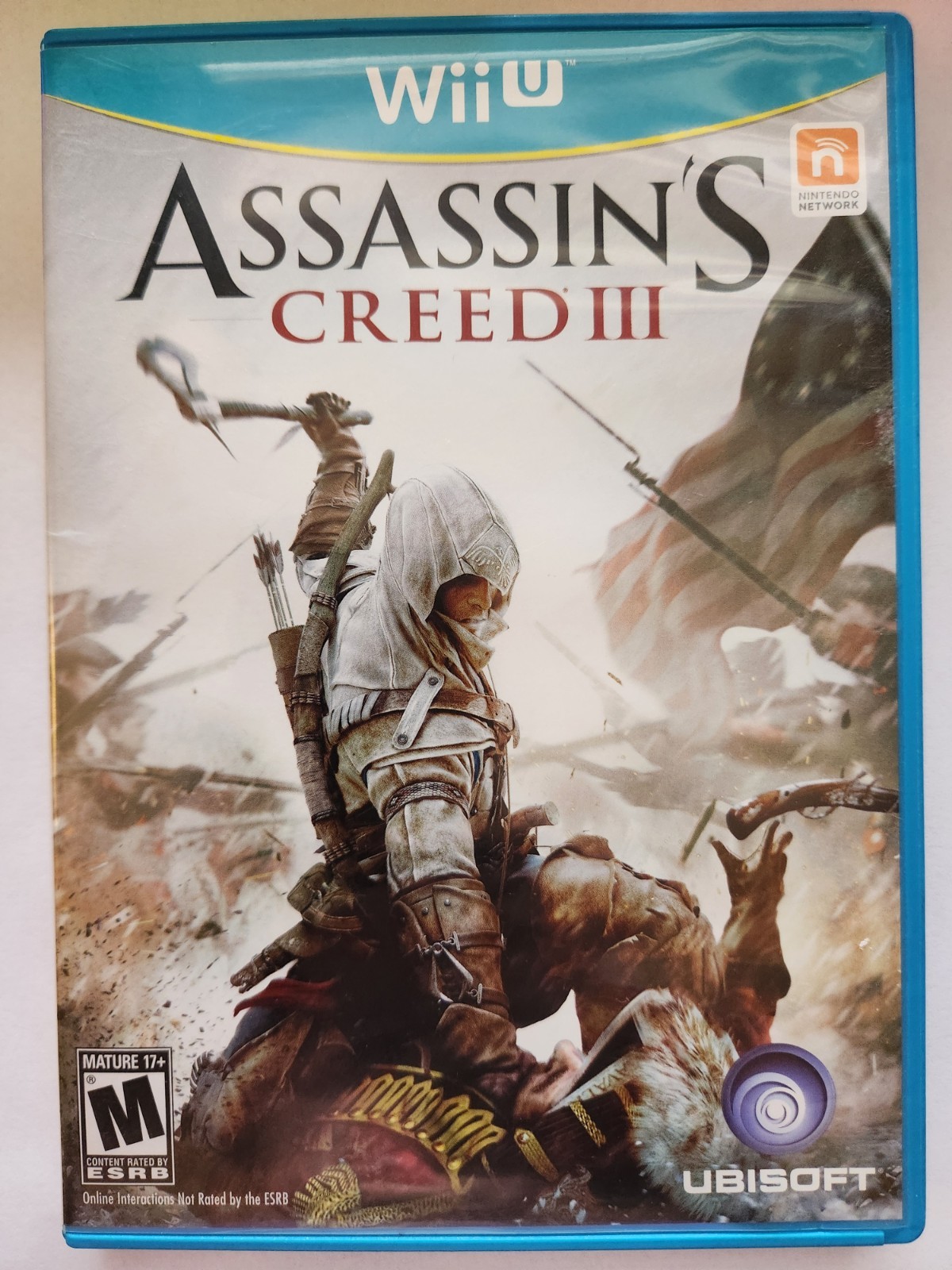 Assassin’s Creed III for Nintendo Wii U, Complete w/ Manual, Works Great!