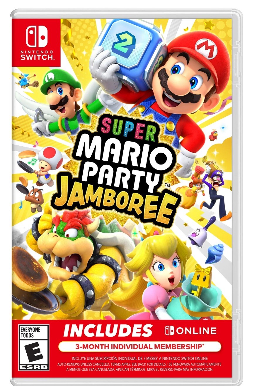 New Video Game Switch Oled Super Mario Party Jamboree Plus 3 Months Of Online