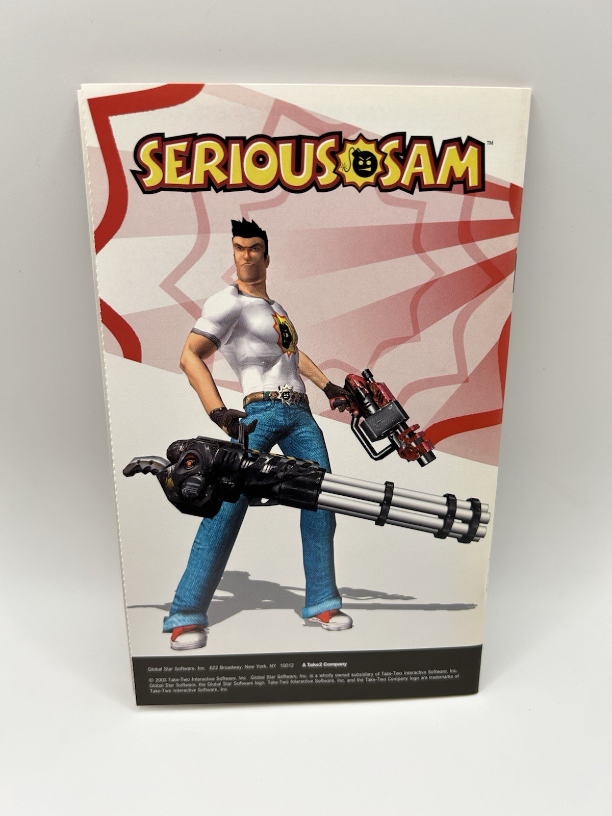 PS2 Serious Sam: The Next Encounter Sony PlayStation 2 Game Reg Card 2004