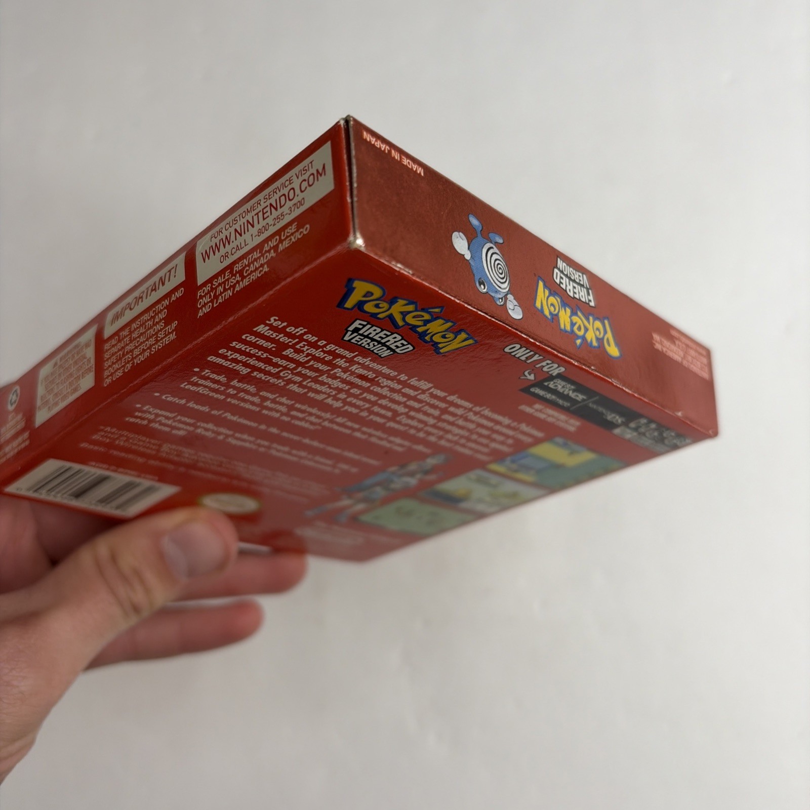 NICE! Pokemon FireRed GameBoy Advance Authentic GBA Complete In Box CIB