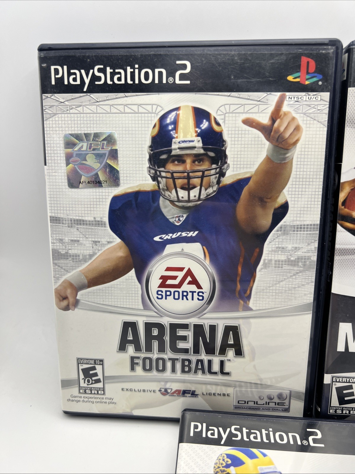 Lot of 3 Football Playstation 2 Arena Football NCAA 06 Madden 07 Video Games