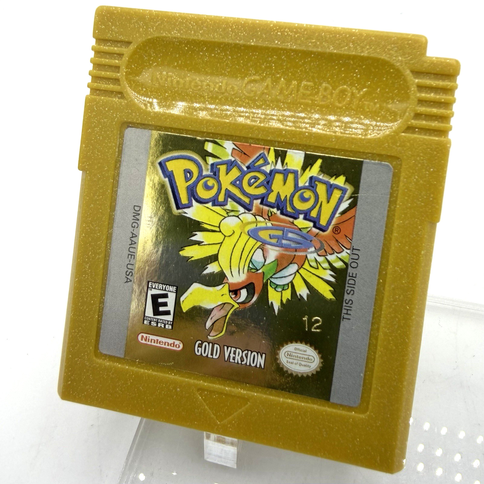 Pokemon Gold Version – Gameboy Color *AUTHENTIC & NEW SAVE BATTERY* GBC