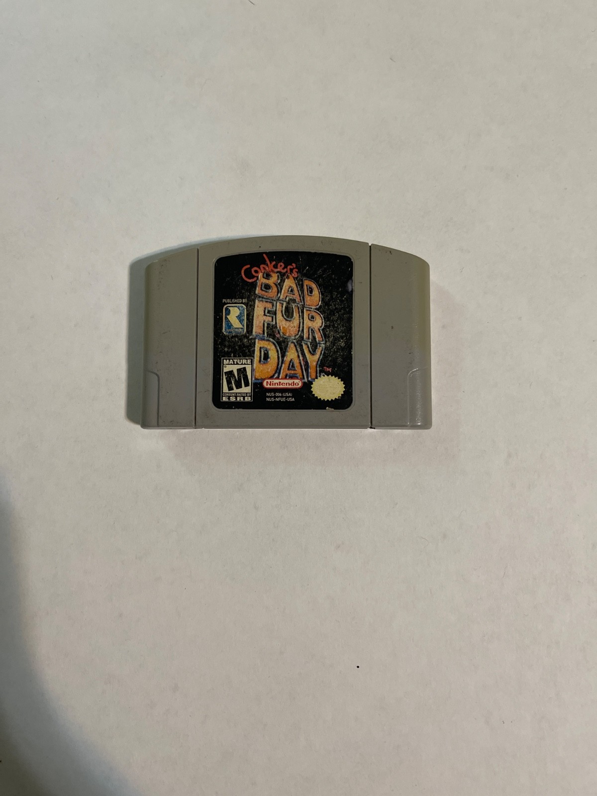 Conker’s Bad Fur Day Nintendo 64 N64 Authentic Game Cartridge Tested Cleaned