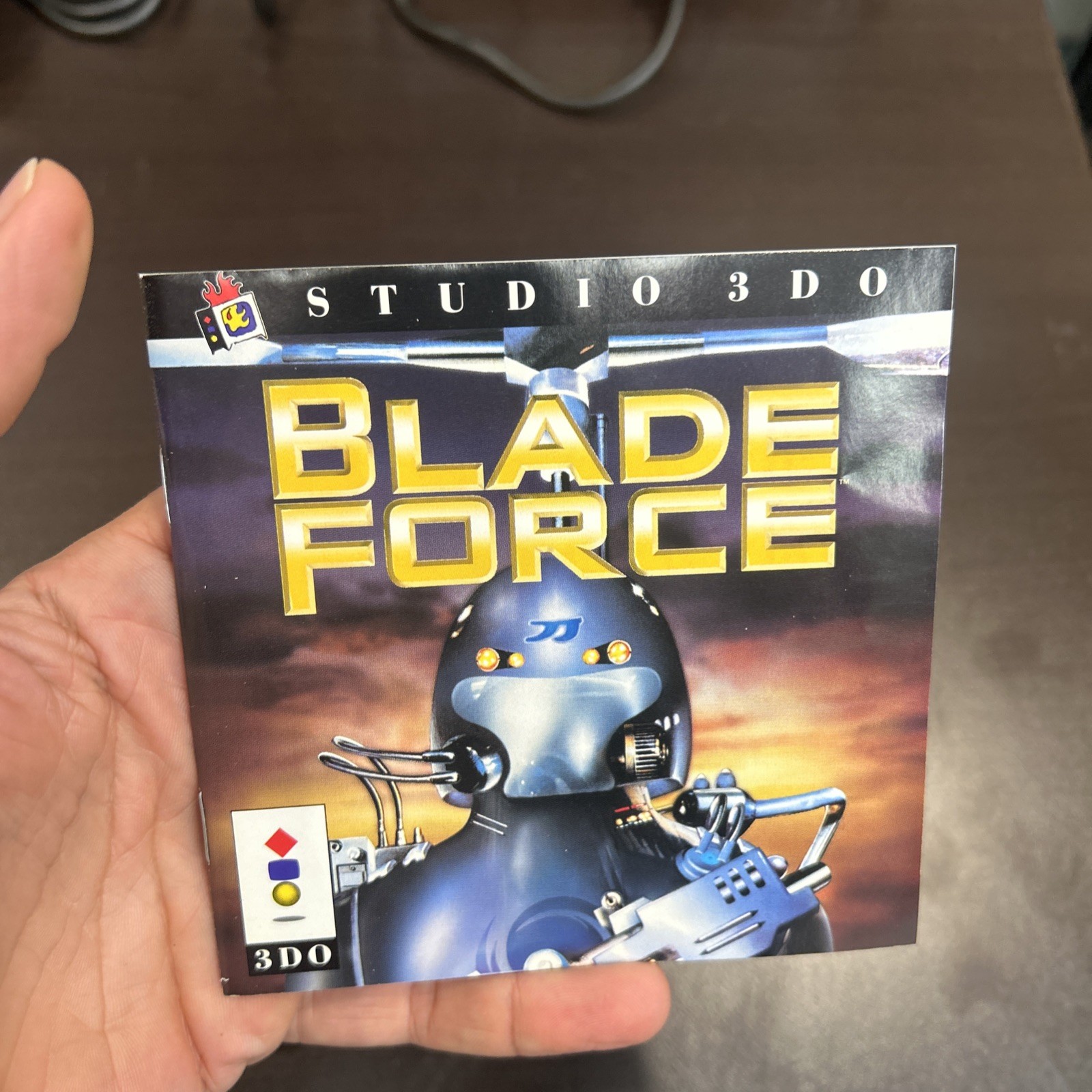 Blade Force (3DO) CIB Complete + Reg Card + Long Box + All Inserts! MINT Disc!