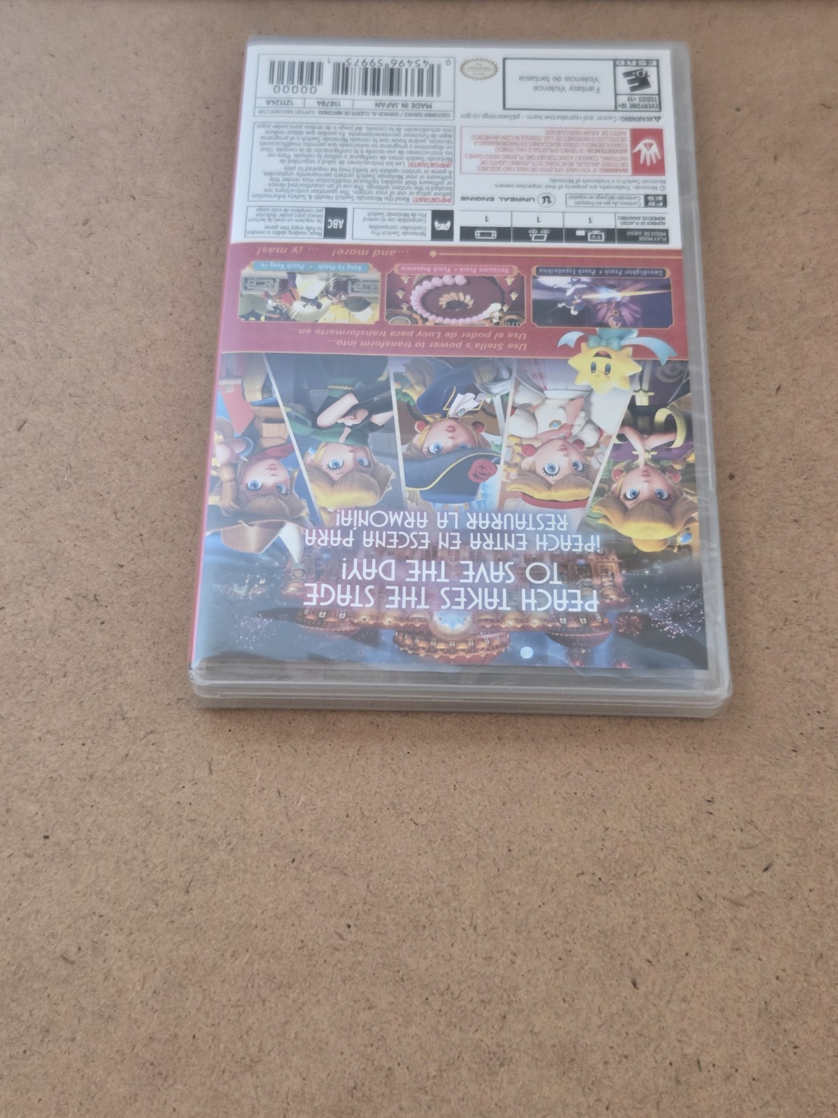 New Sealed Nintendo Switch Princess Peach Showdown w/ pre-order bonus Scrunchies