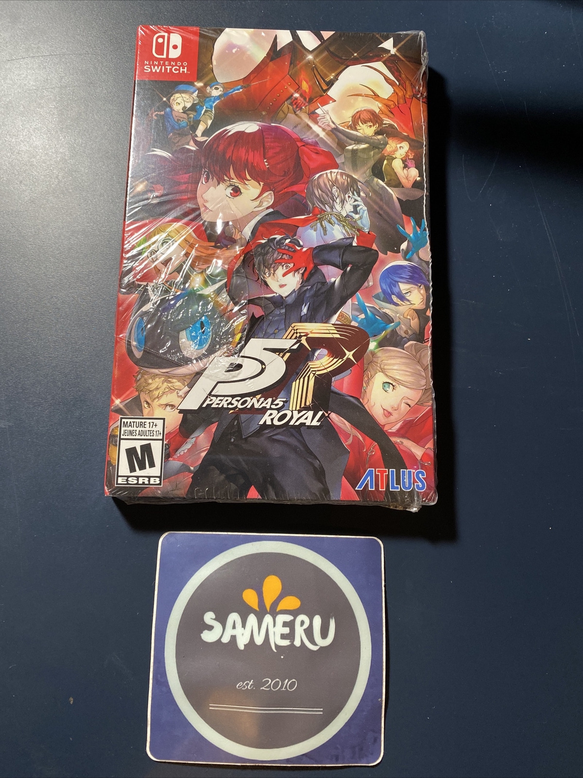 NEW PERSONA 5 ROYAL STEEL BOOK EDITION NINTENDO SWITCH SEALED LAUNCH (TORN SEAL)