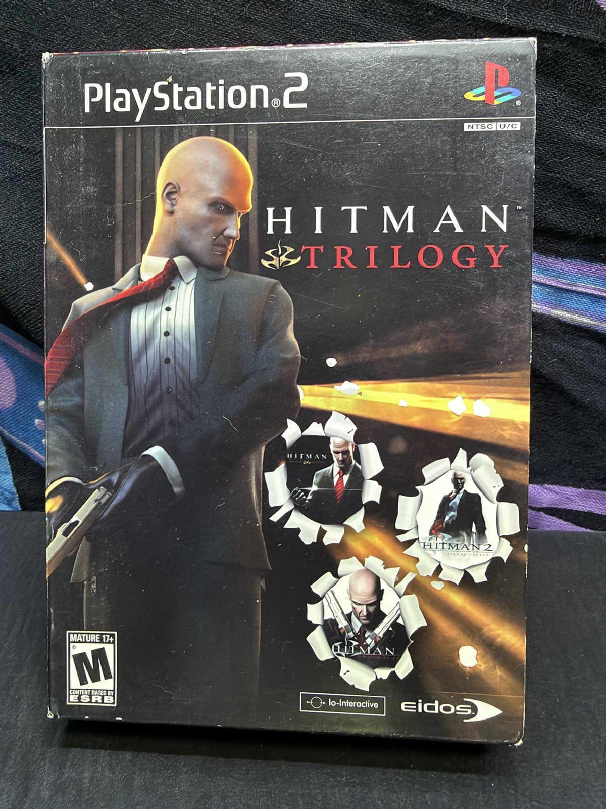 Hitman Trilogy PS2 Box Set CIB Complete w/ Bonus Disc Tested Blood Money Silent