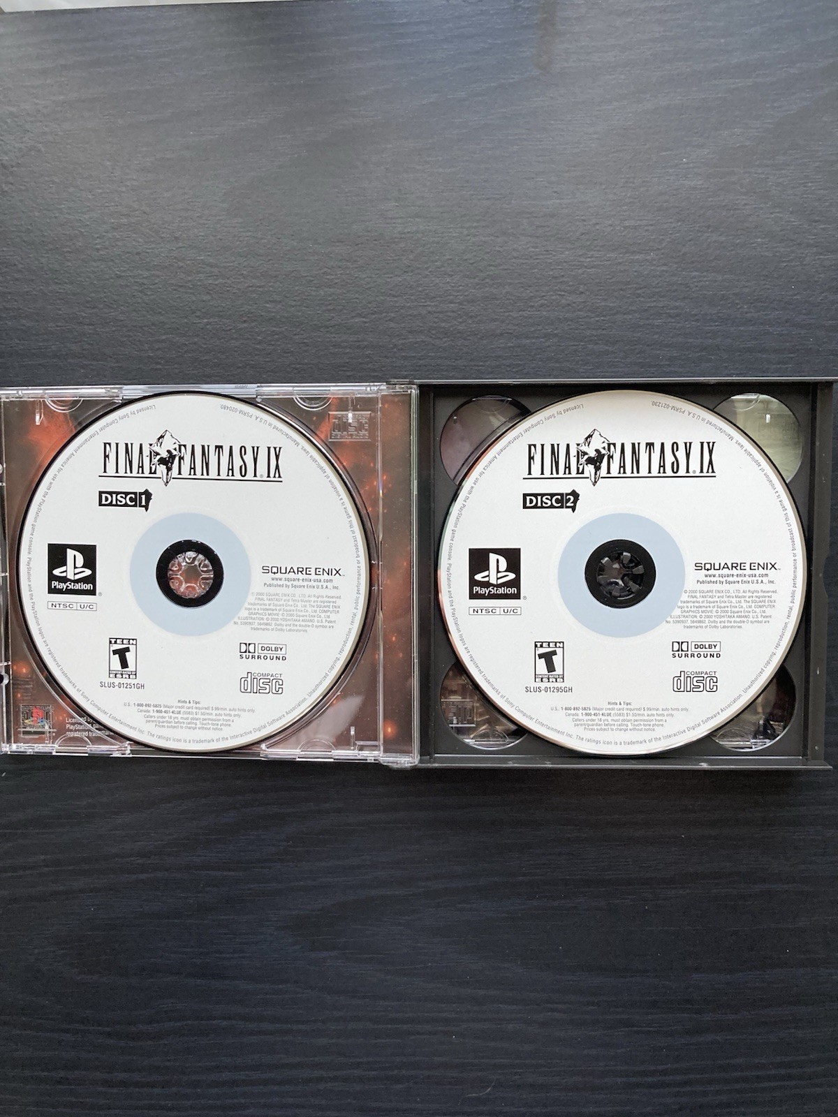 Final Fantasy IX 4-Disc Set (PS1) RPG T NTSC 2000 Pristine, Manual Included