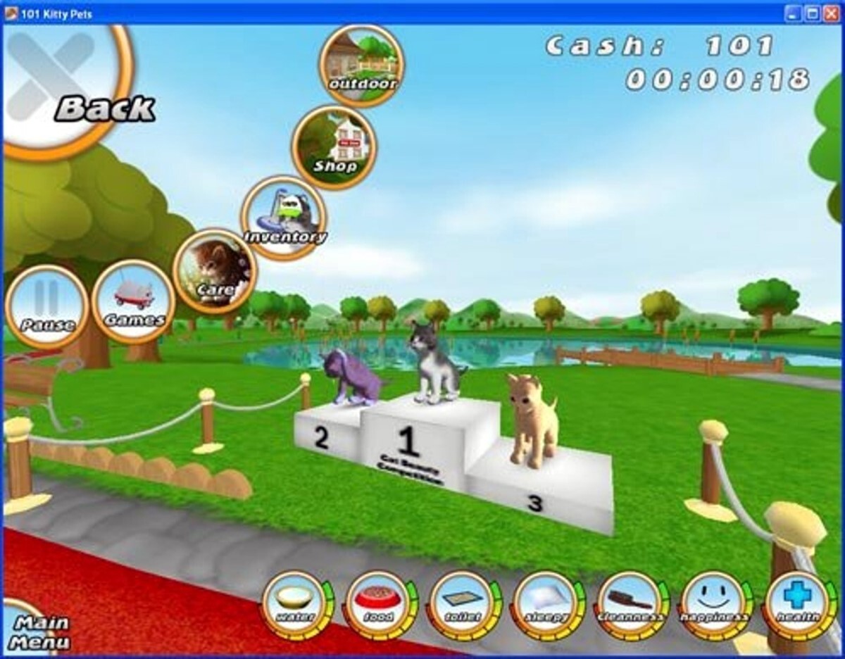 101 Kitty Pets PlayPets Virtual Sim Petz Games PC Windows Sealed New