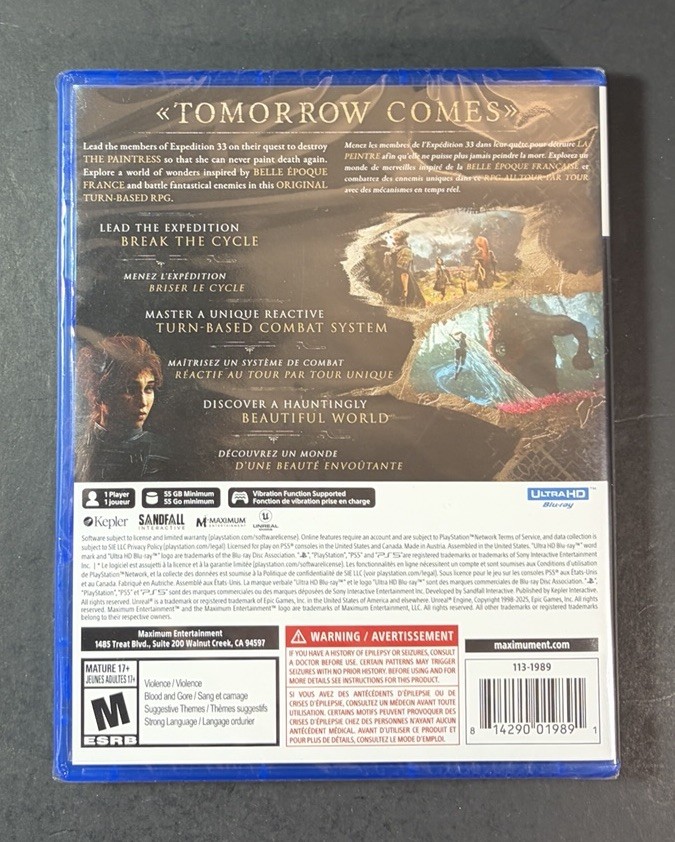 Clair Obscur Expedition 33 (PS5) NEW