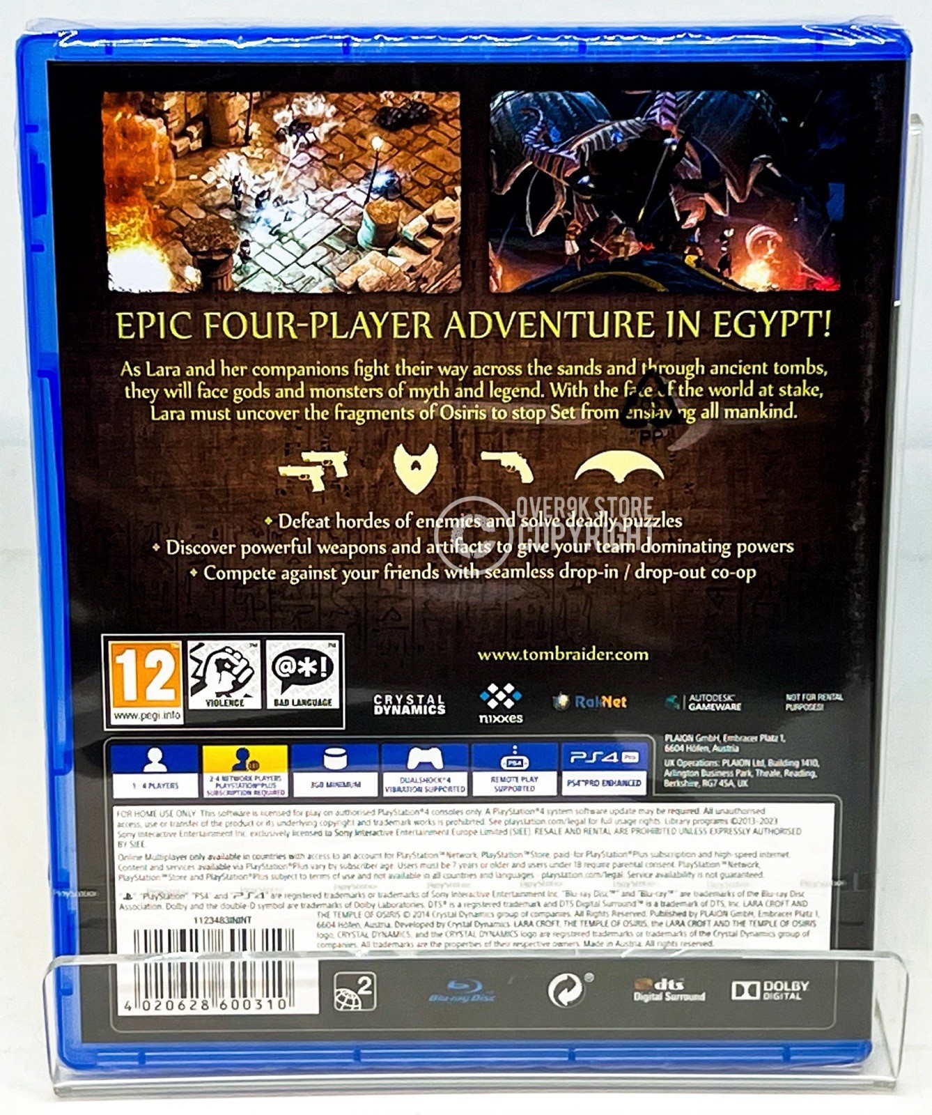 Lara Croft and the Temple of Osiris – PS4 – Physical Disc | New | Factory Sealed