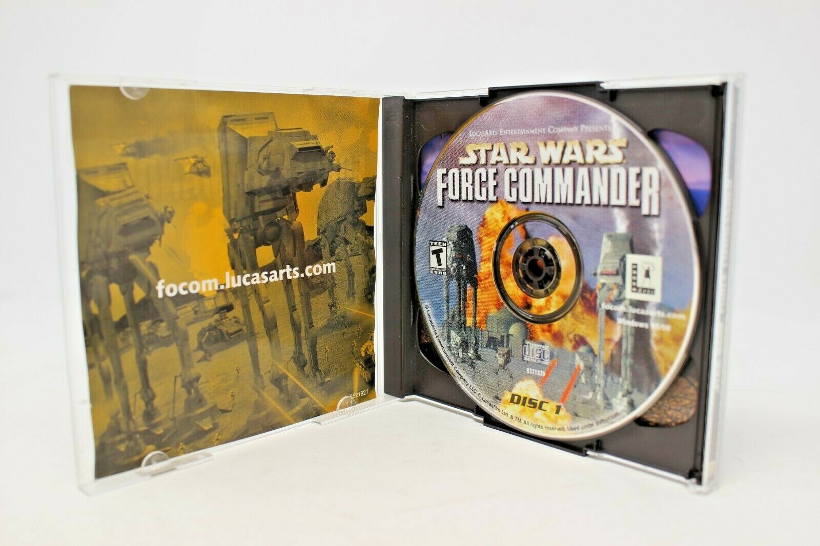 Star Wars: Force Commander – PC – Strategy Game – 2-Disc Set – JC