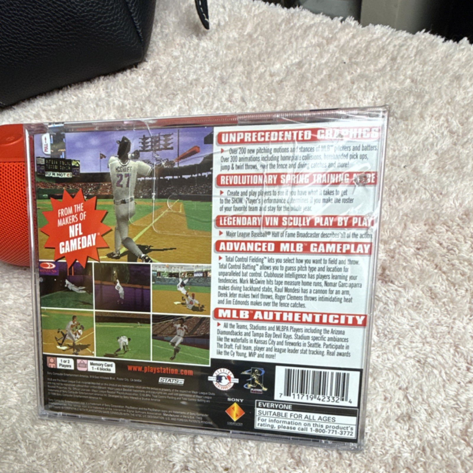 Sony Computer Entertainment MLB 99 PlayStation 1 Baseball E Manual