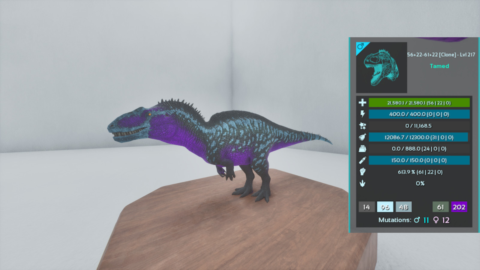 🔥ARK Survival Ascended OFFICIAL PVE – PAIR ADULT NEW ACROCANTHOSAURUS