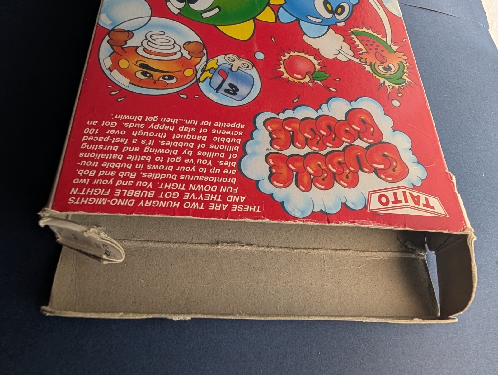 NES Bubble Bobble: Nintendo Complete In Box CIB – TESTED