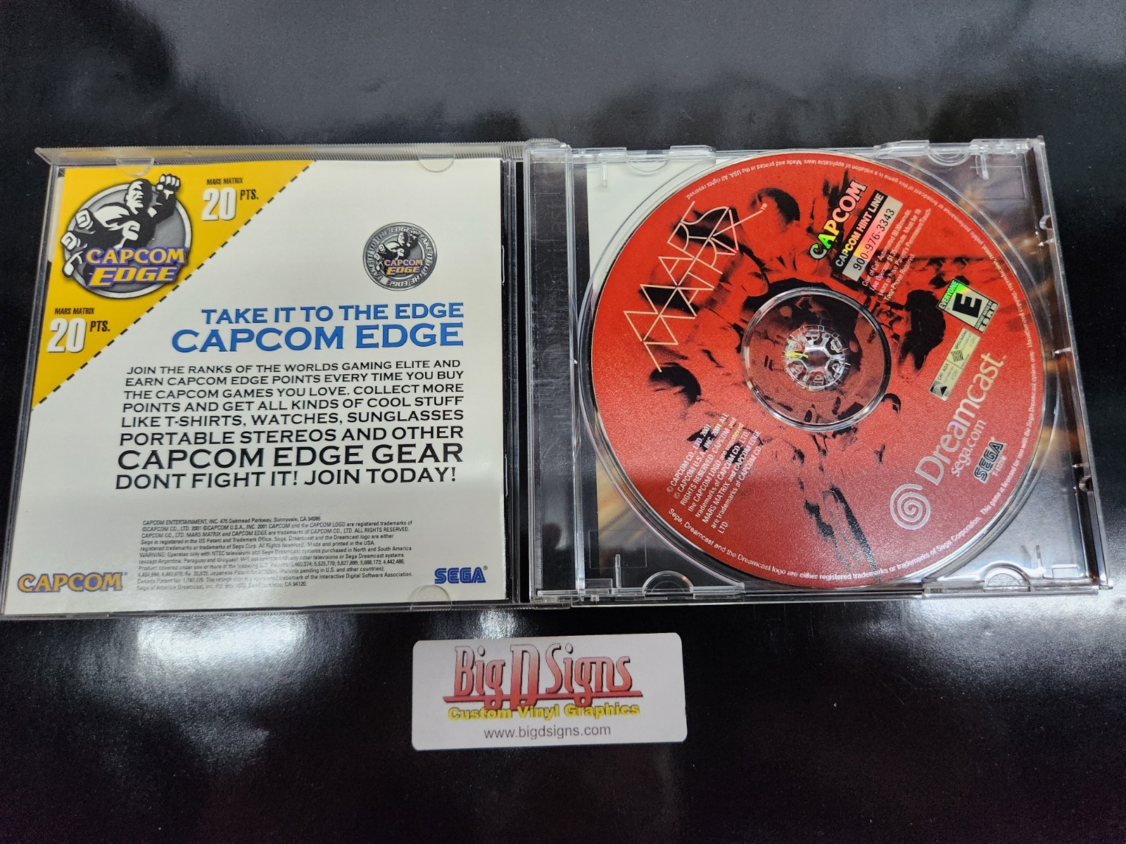 Mars Matrix (Sega Dreamcast, 2001) CIB Complete Tested