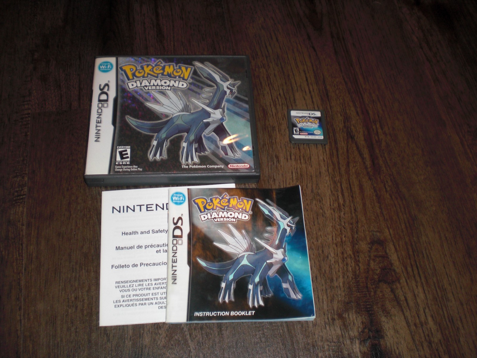 AUTHENTIC Pokemon Diamond Version Game 4 Nintendo DS 3DS XL System COMPLETE CIB