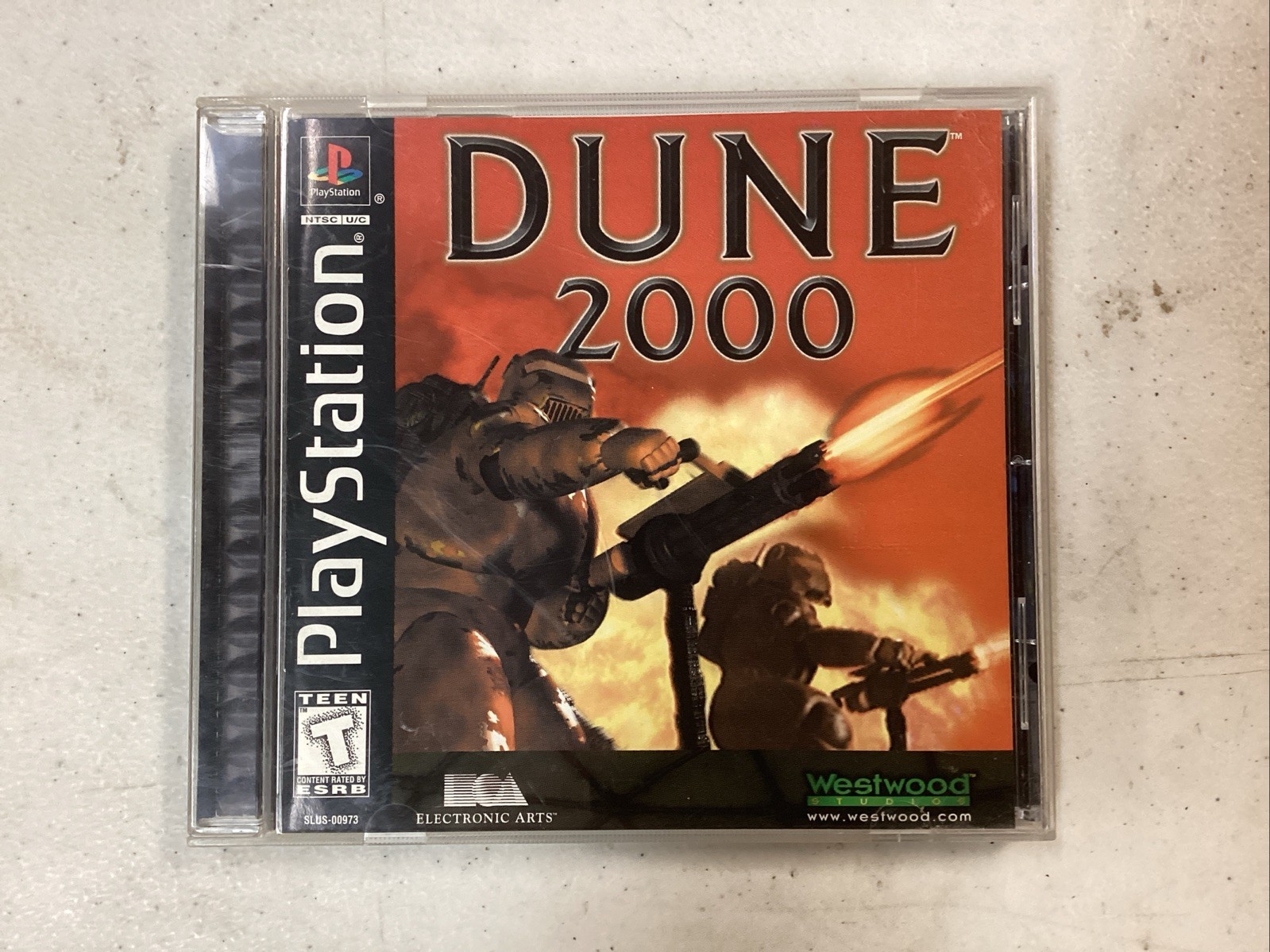 Dune 2000 (Sony PlayStation 1, 1999) Ps1 Cib Manual Reg Card Tested