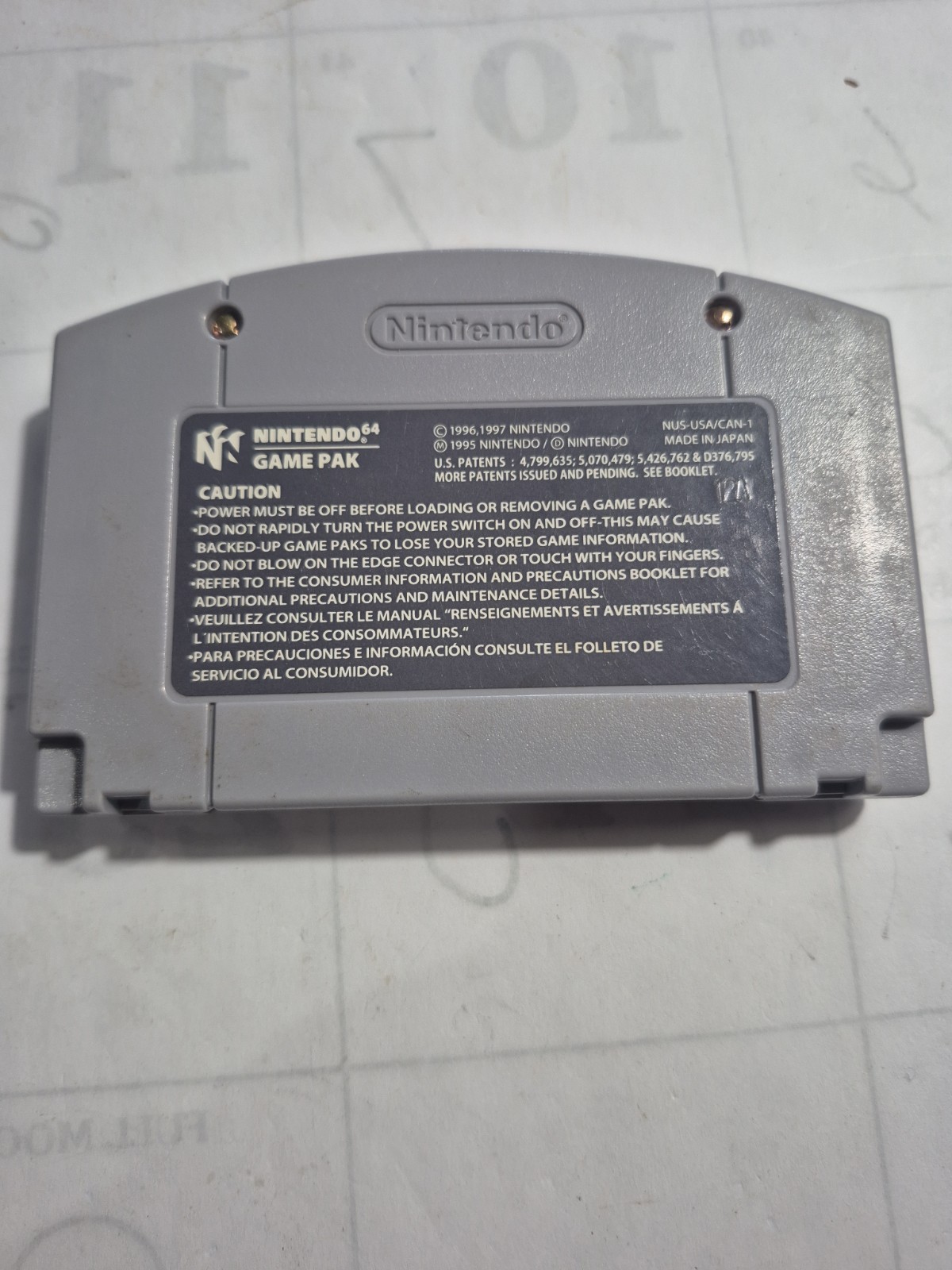 Rareware Perfect Dark Nintendo 64 N64 Game Cartridge Shooter Multiplayer M