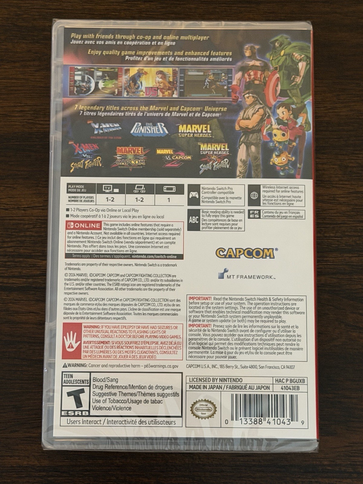 Capcom Marvel vs. Capcom Fighting Collection Arcade Classics Switch T (2024)