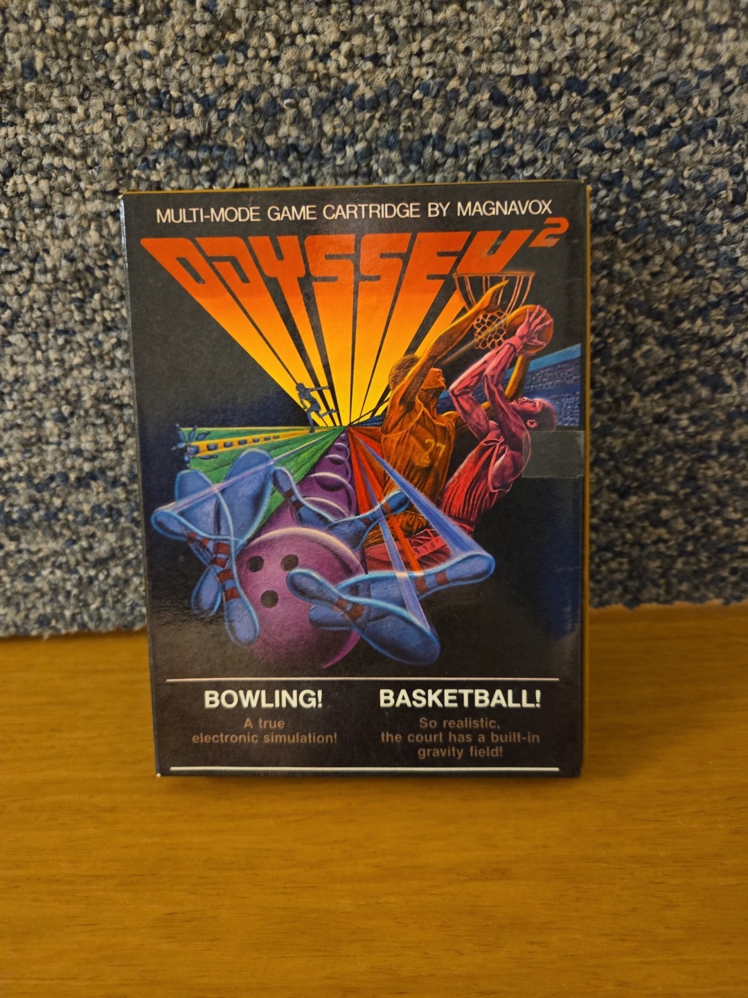 Magnavox Odyssey 2 Bowling! Basketball! Complete CIB EXCELLENT Condition Game