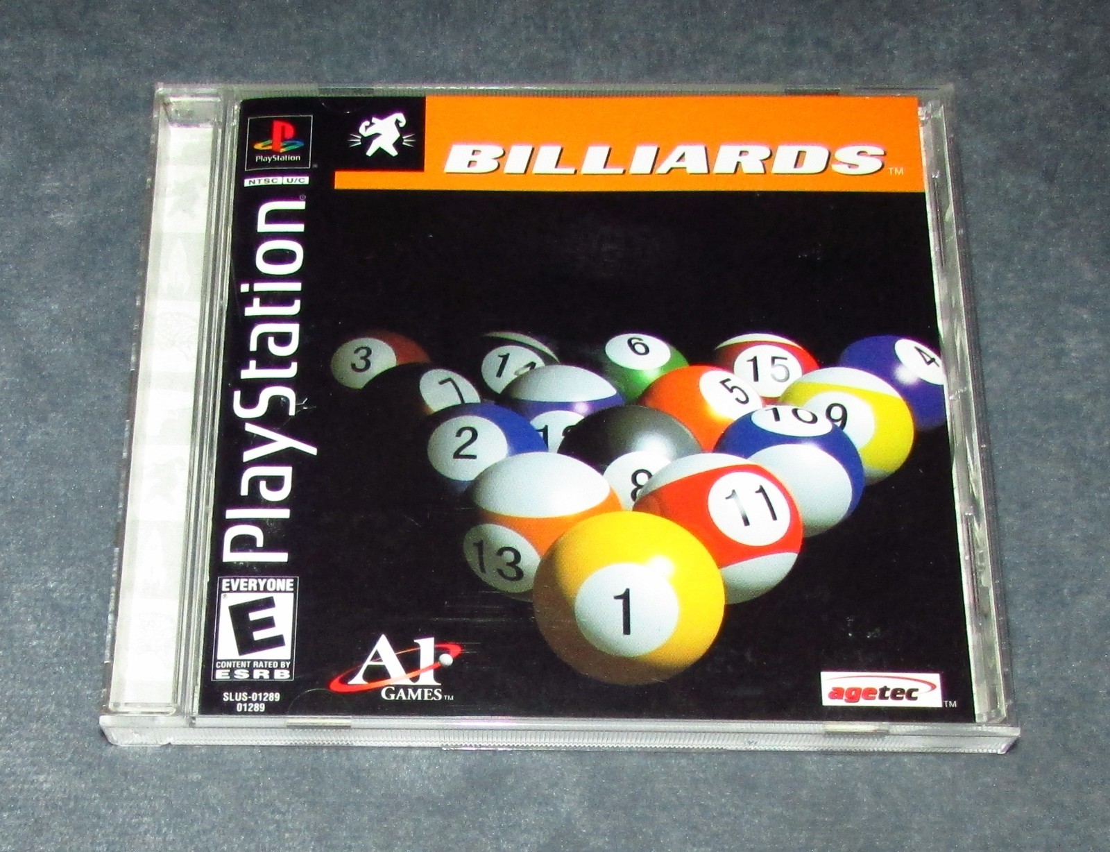 Billiards for Playstation 1 PS1 Complete Fast Free Shipping!