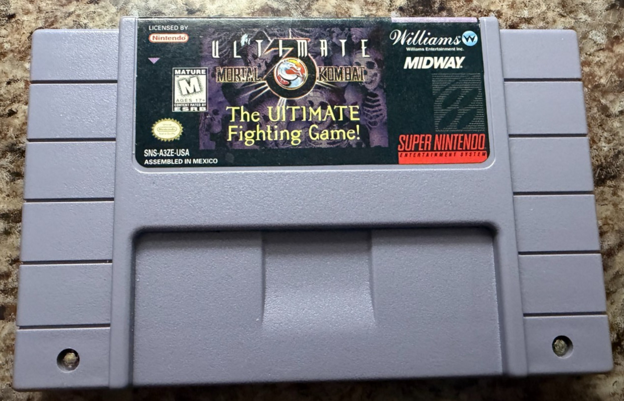 Ultimate Mortal Kombat 3 SNES Cartridge Only
