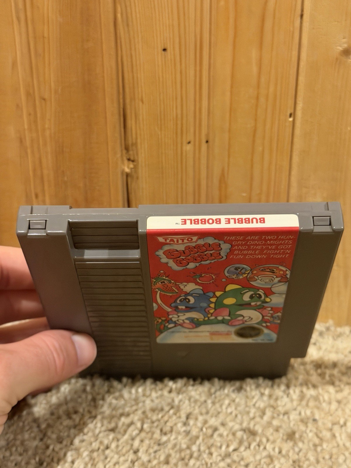 Bubble Bobble NES Nintendo Authentic Working Free Fast Shipping Very Clean