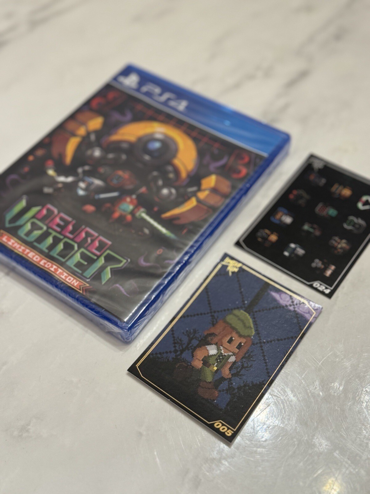 Neuro Voider Limited Edition Retro Limited Run Games #75 For PS4 with Cards