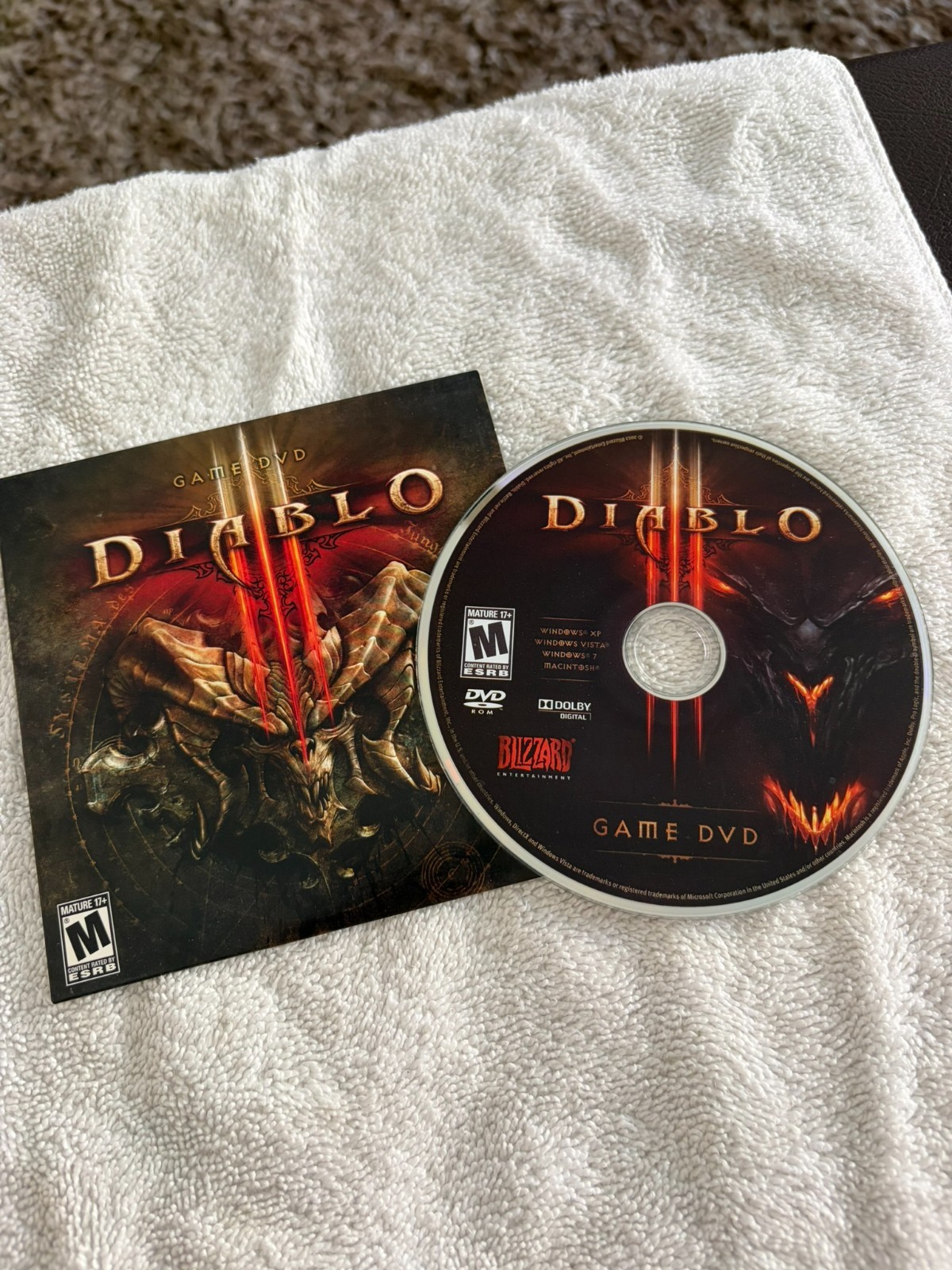 BLIZZARD DIABLO GAME DVD Video Game for PC – FREE SHIPPING