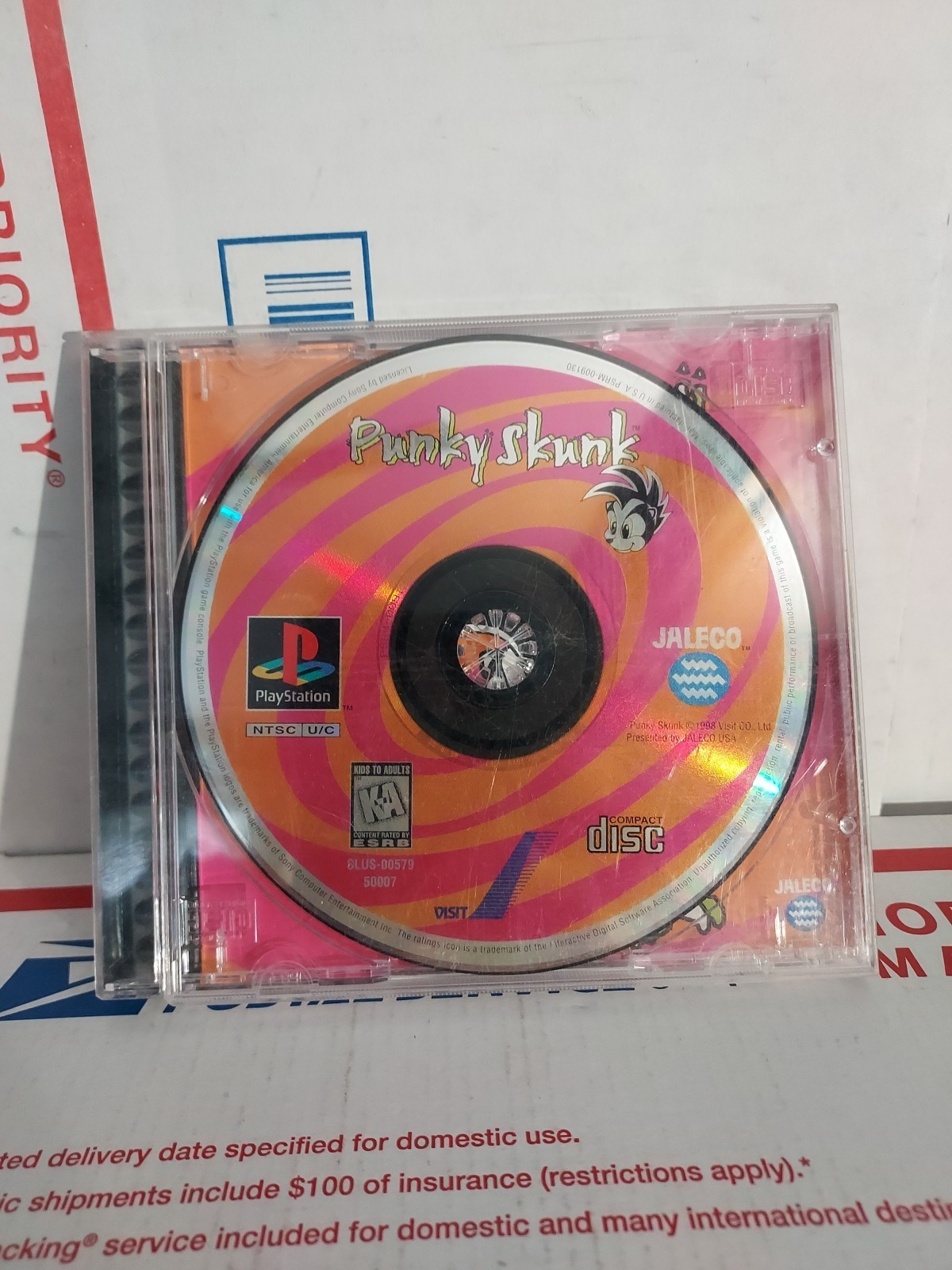 Punky Skunk (Sony PlayStation 1, 1998) Missing Manual Good Used – #136