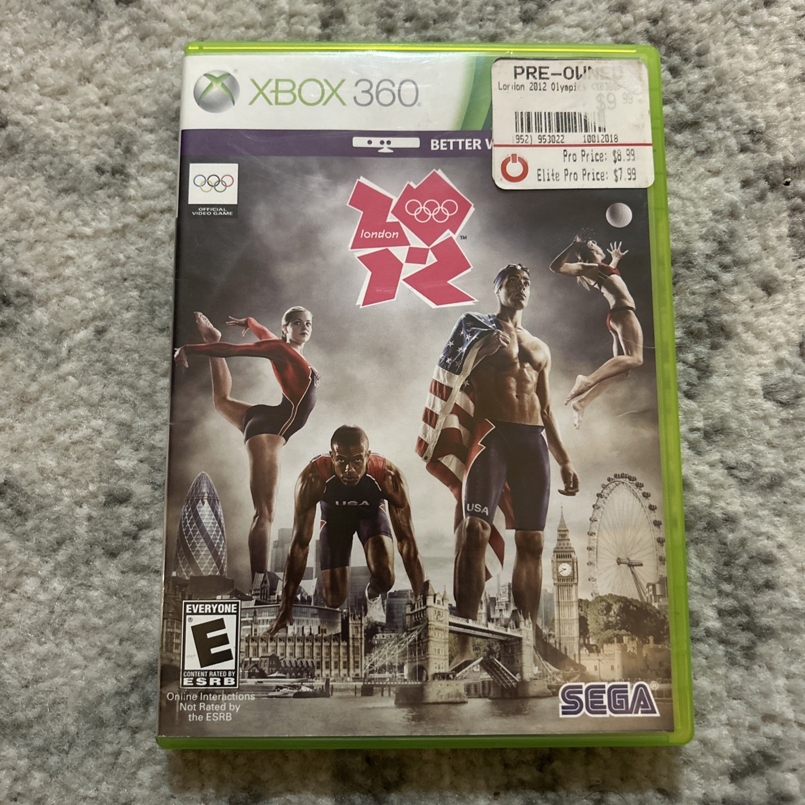 London 2012 Olympics Xbox 360 Complete CIB Tested