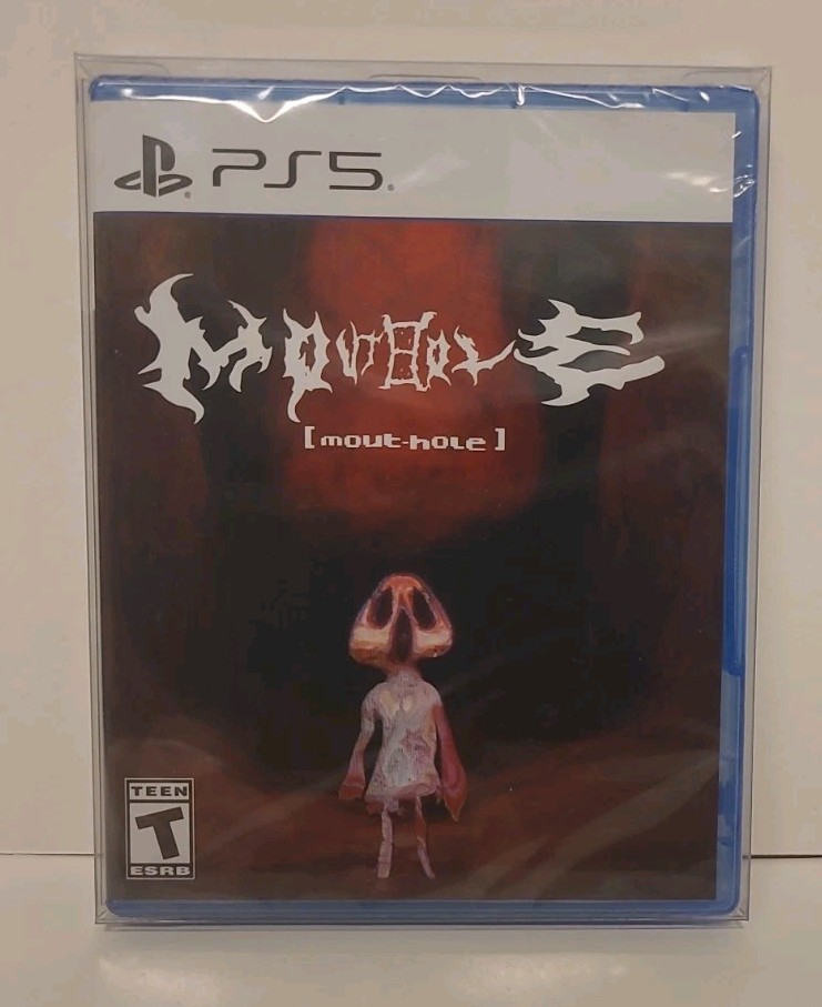 Mouthole PS5 Factory Sealed +Case Protector Sold Out Limited Print Physical Copy