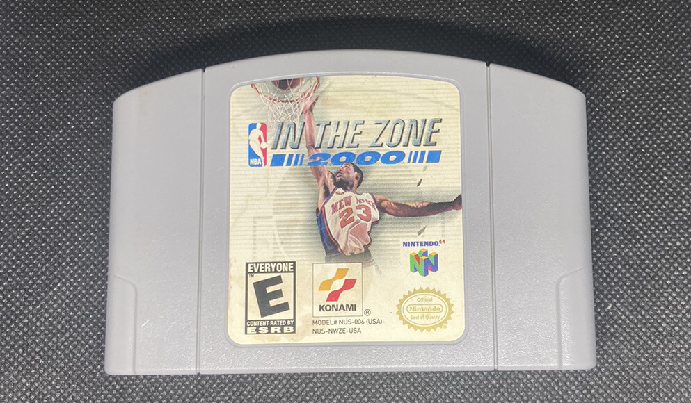 NBA In The Zone 2000 Nintendo N64 Game Authentic Tested Working Used Condition