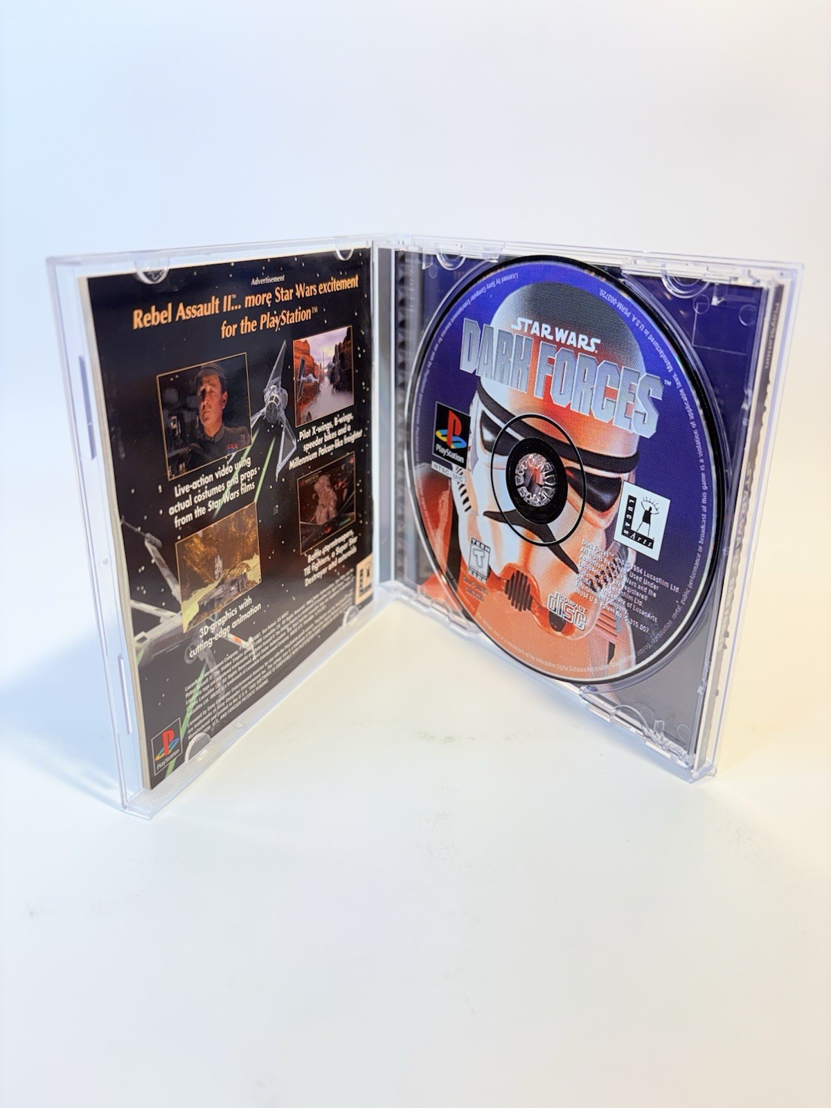Star Wars: Dark Forces PS1 (Sony PlayStation 1, 1994) Complete CIB Black Label