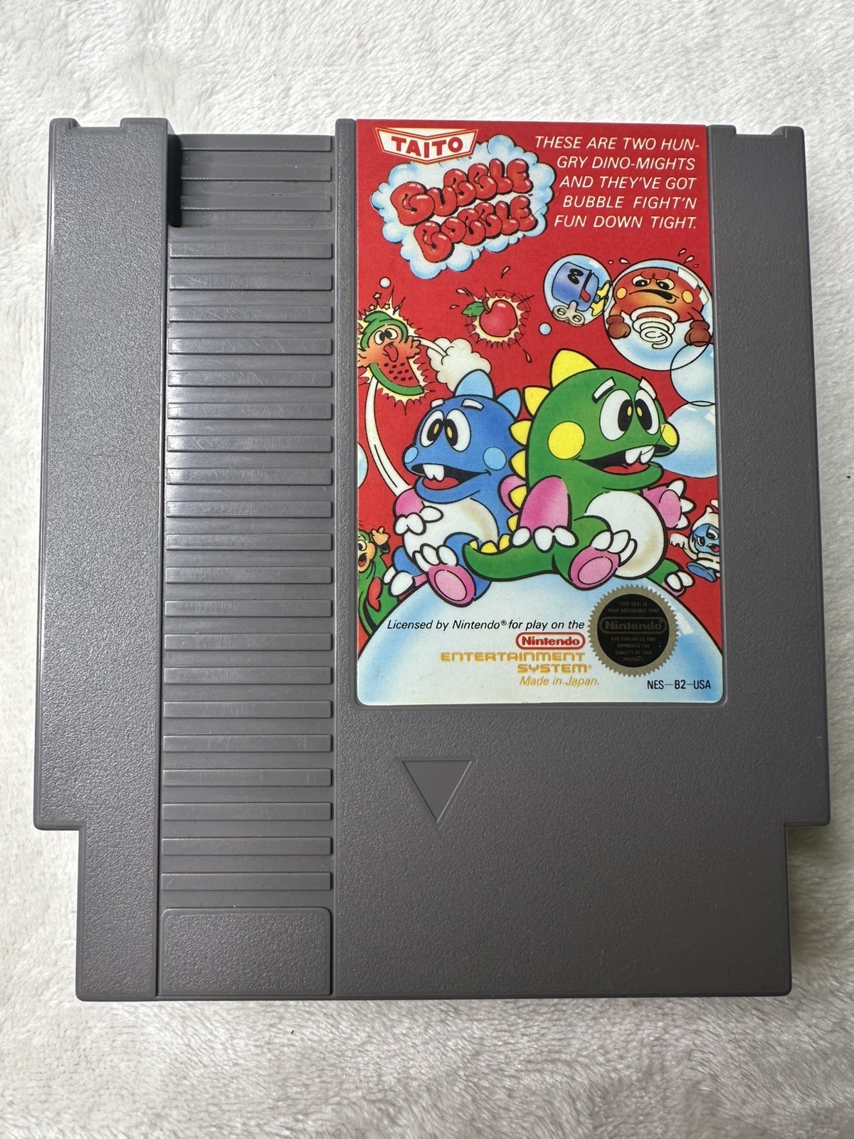 Bubble Bobble Nintendo NES Cartridge Clean Authentic Tested
