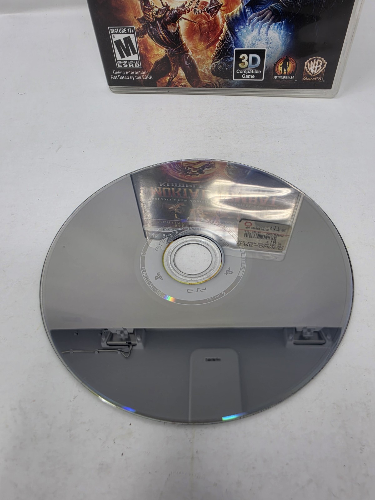 Mortal Kombat Komplete Edition PS3 Game Case & Disc Mature Audience