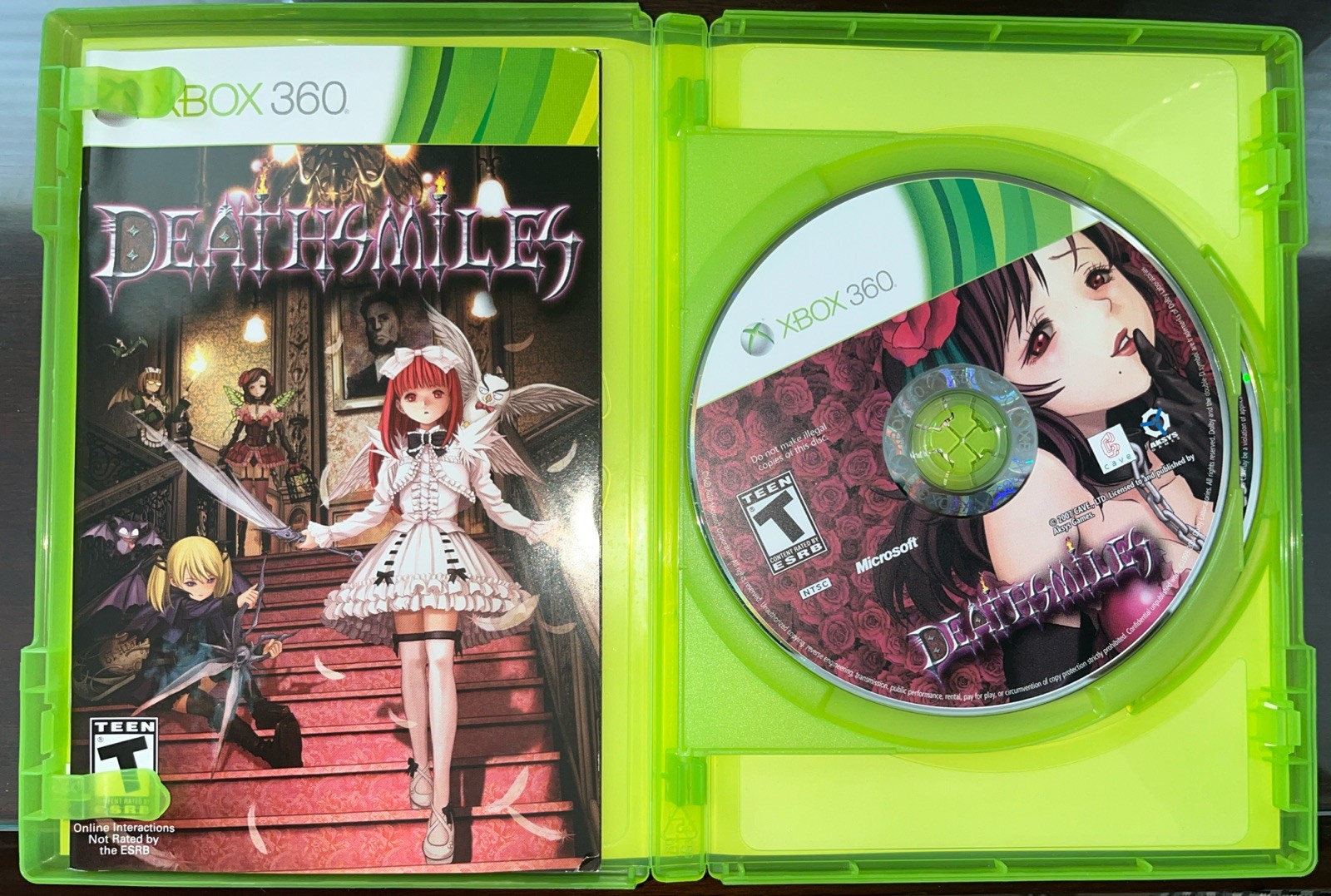 Deathsmiles (Microsoft Xbox 360, 2010) CIB Rare