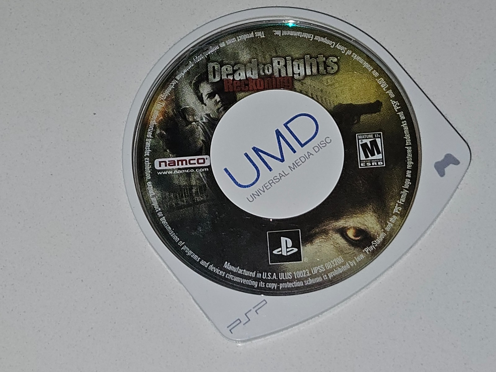 Dead to Rights: Reckoning Sony PSP Playstation Portable Video Game FREE SHIPPING