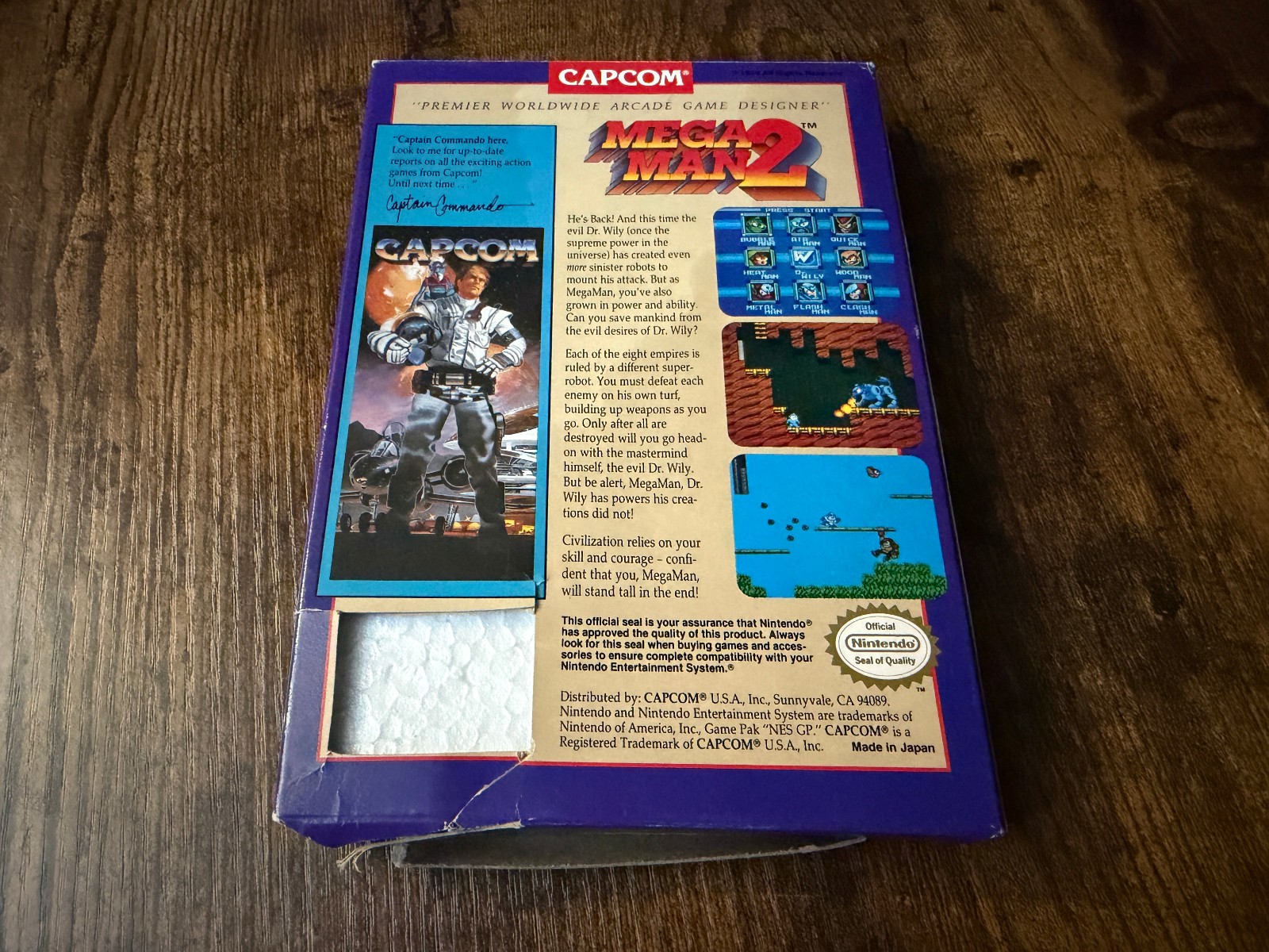 original Mega Man 2 complete in box nintendo nes megaman ii game