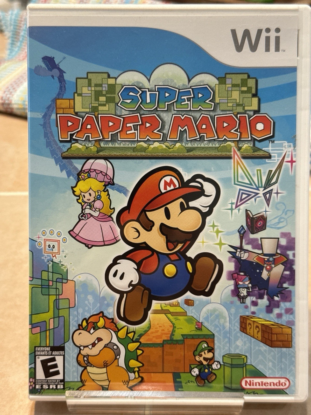 Super Paper Mario – Nintendo Wii, 2007 – Complete CIB