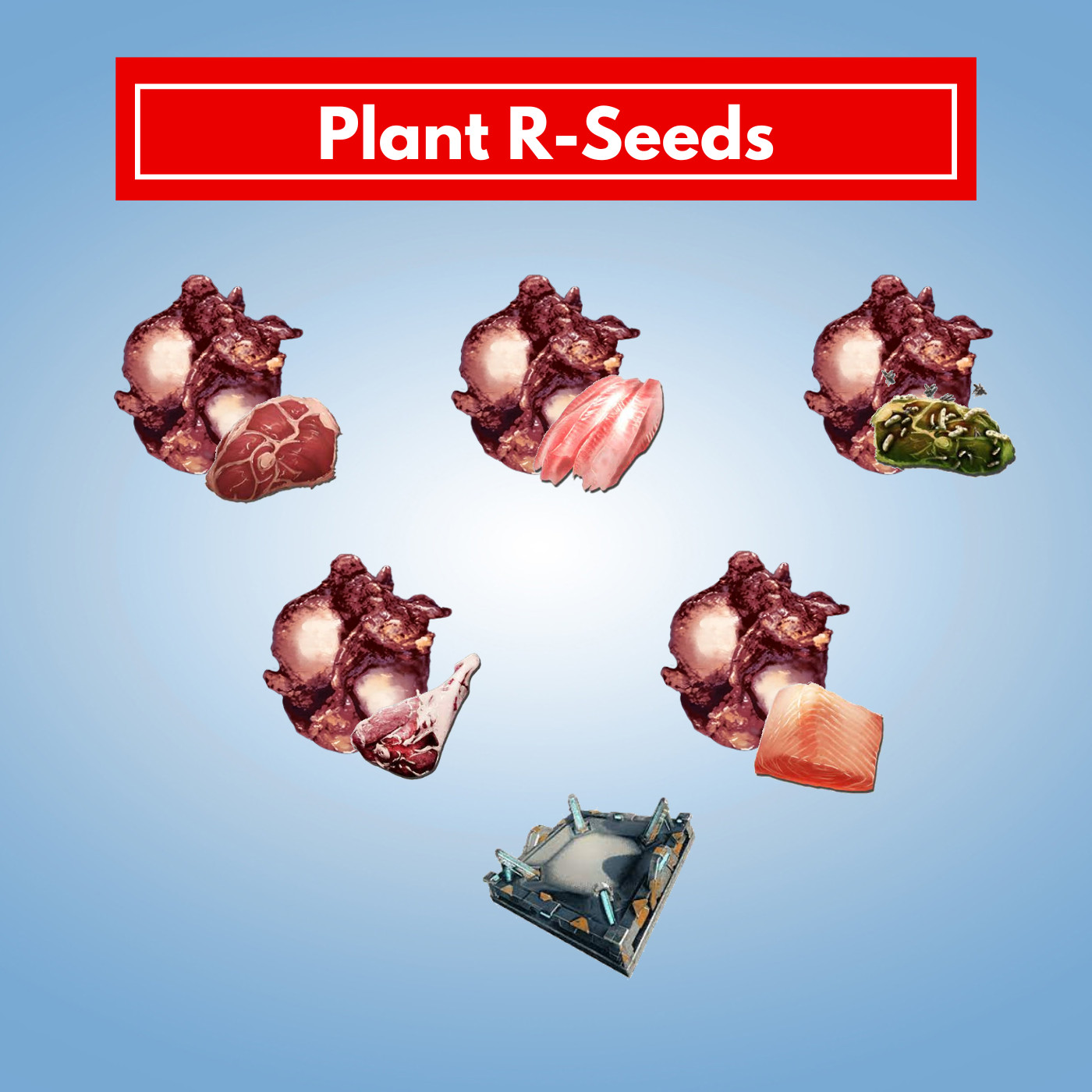 ARK Survival Evolved XBOX PVE R – Seeds + tek crop plot (seed)