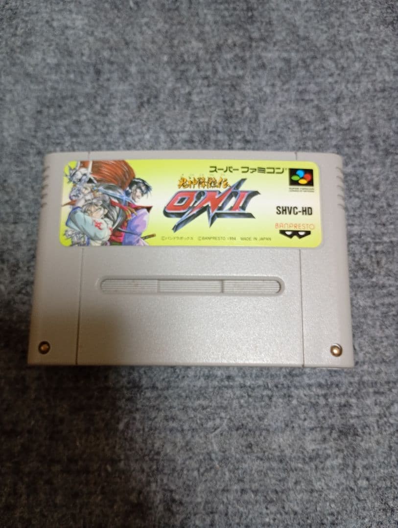 Kishin Kourin Den Oni Super Famicom Japan Cartridge Only Tested NTSC-J