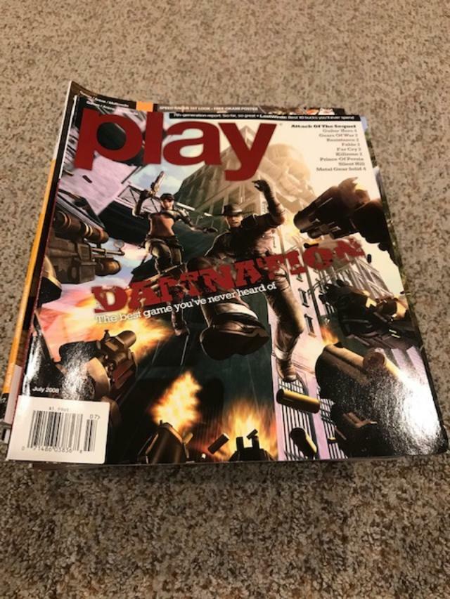 Play video game magazine Jul 2008 Damnation