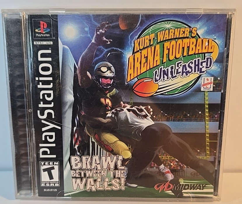 Kurt Warner’s Arena Football Unleashed (Sony PlayStation 1) Complete w/manual