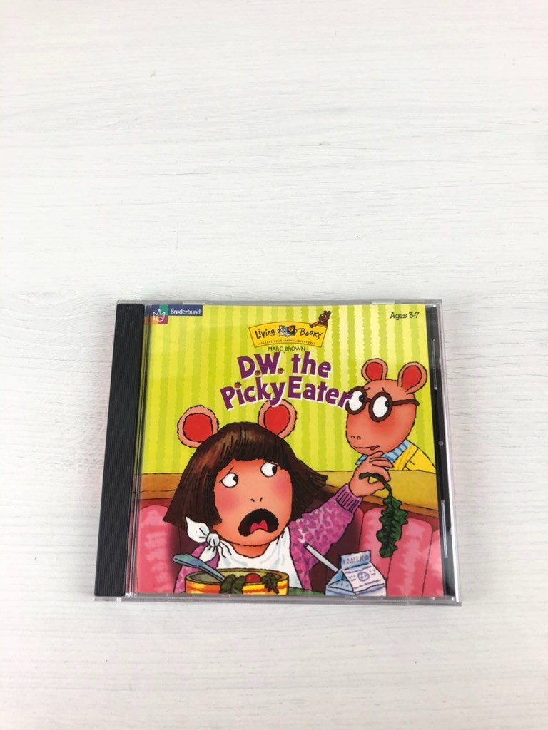 PC CD-ROM (1998) – D.W. the Picky Eater – Living Books – Ages 3-7