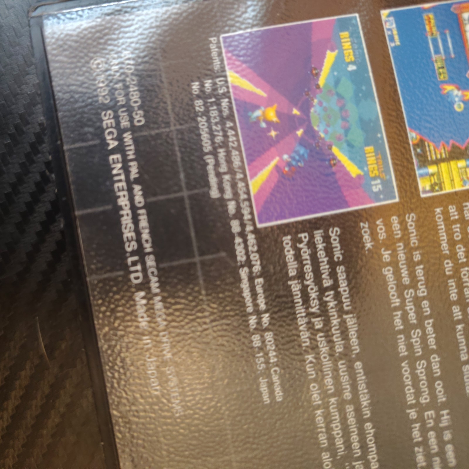 Sonic the Hedgehog 2 Sega Mega Drive Complete in Box CIB Working