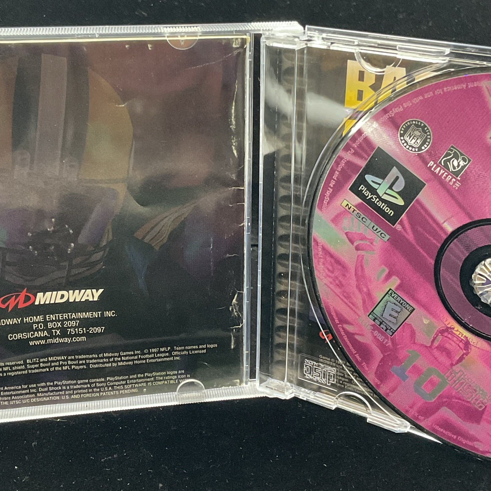 NFL Blitz (PS1) Tested & CIB Clean 1 YR Warranty Refurbished Mint Disc Free Ship